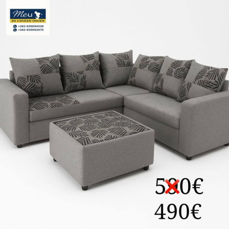 SOFA SET MARRON
