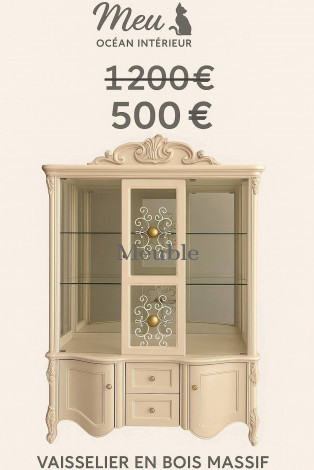 VAISSELIER EN BOIS MASSIF