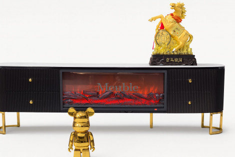 MEUBLE TV AVEC PLAN EN PIERRE SINTÉRÉE1