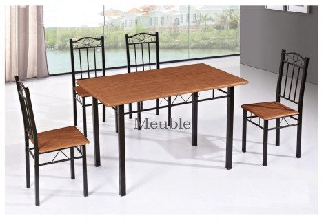 COMPLET SALLE À MANGER MDF 1+4