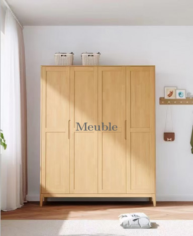 ARMOIRE EN BOIS À 4 PORTES