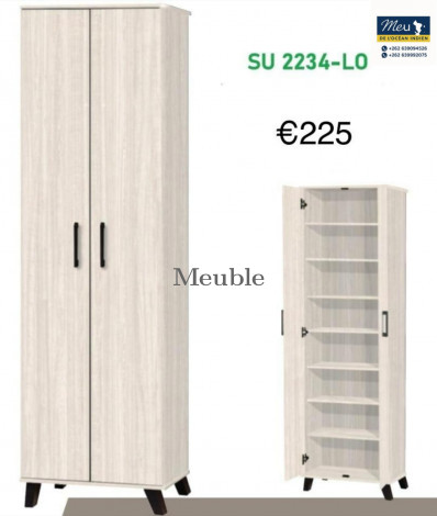 LIGHT OAK SHOES CABINET