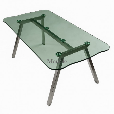 TABLE AVEC PLATEAU EN VERRE 2