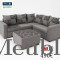 SOFA SET MARRON