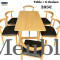 TABLE +6 CHAISES